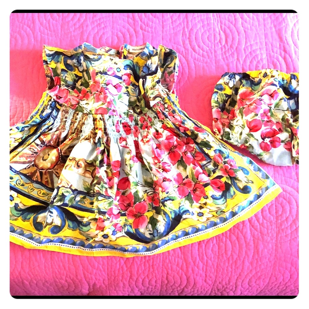 Dolce & Gabbana Toddler Dress with Bloomers